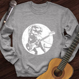Dinos Playing Guitar Crewneck