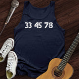 33-45-78 RPM Turntable Tank Top
