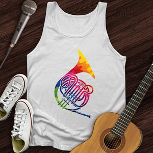 Colorful Horn Tank Top