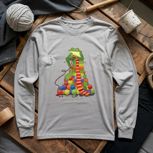 Yarn Frogging Long Sleeve T-shirt