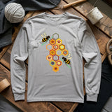 Crochet Bees Long Sleeve T-shirt