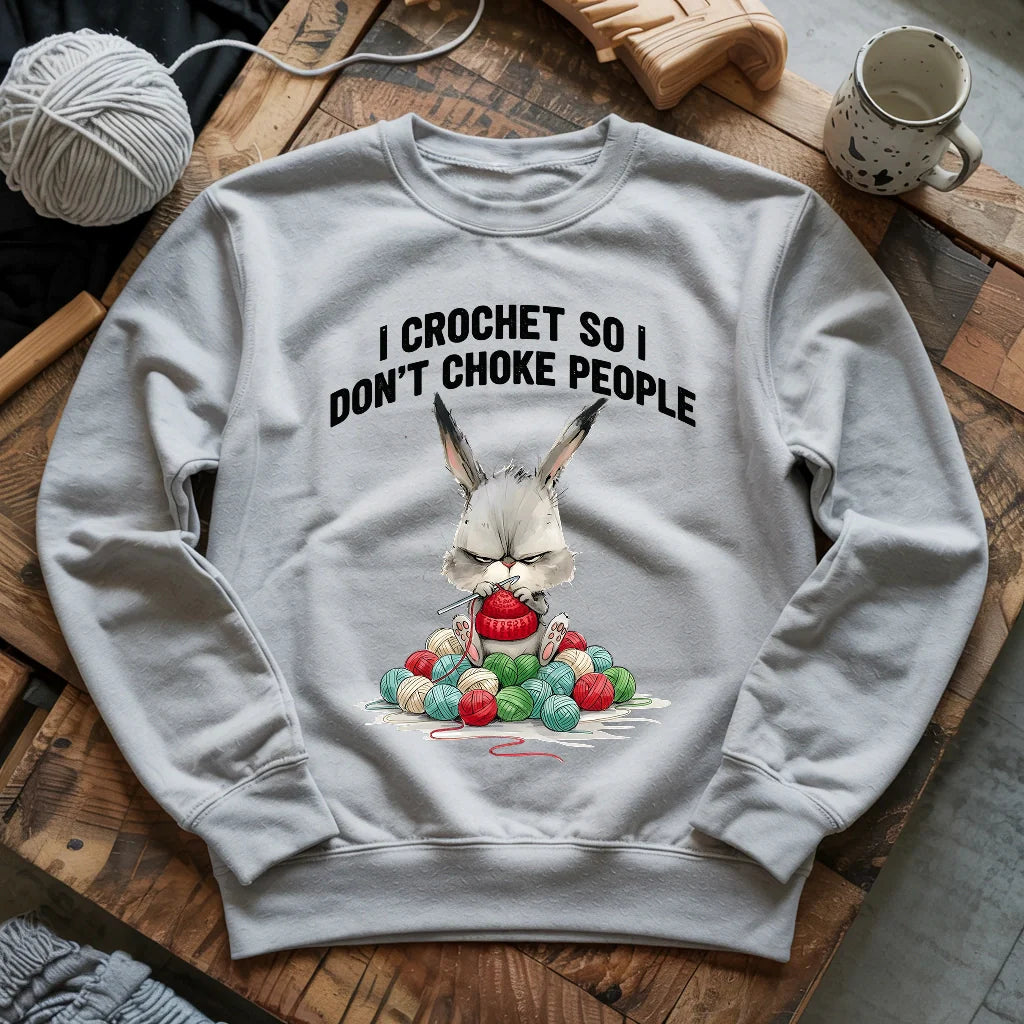 Crochet Not Choke Sweatshirt