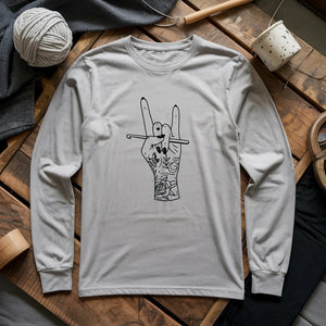 Crocheting Rock Long Sleeve T-shirt