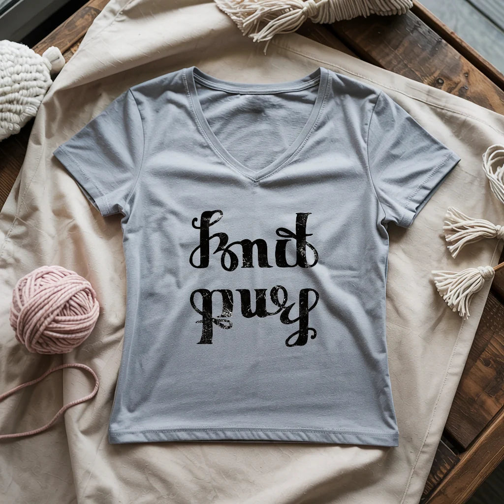 Knit Purl Lady V-neck