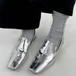 Dancing Life Square Toe Flat Loafers