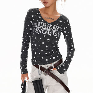 Star Girl Long Sleeve Top