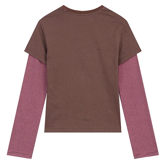 Strawberry Print Layered Tee