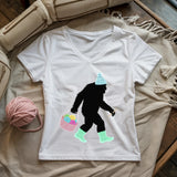 Bigfoot Lady V-neck