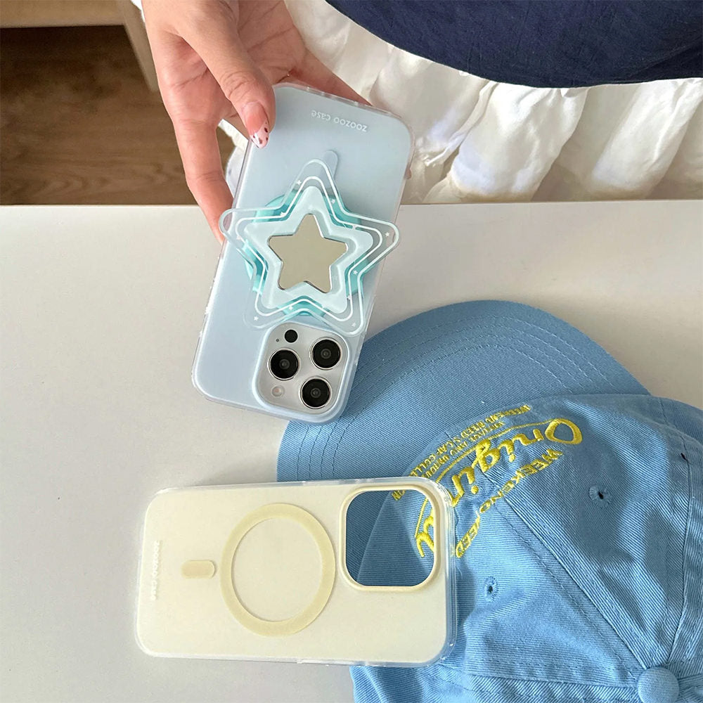 Y2K Aesthetic Star Grip iPhone Case