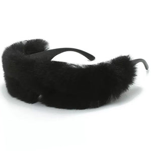 Y2K Furry Sunglasses